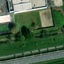 Sand Volleyball Court — aerial view