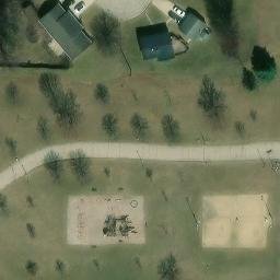 Brillion Beach Volleyball Court — aerial view