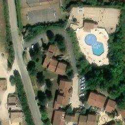 Sand Volleyball Court — aerial view