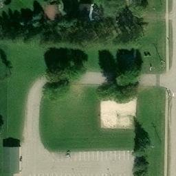 Plainview Beach Volleyball Court #2 — aerial view