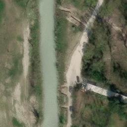 Sand Volleyball Court — aerial view