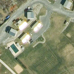 Angel Rock Cottages Sand Volleyball Court — aerial view