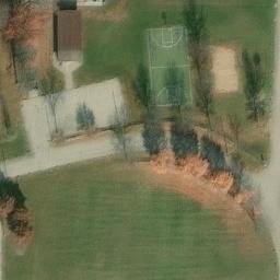 Neenah Beach Volleyball Court #1 — aerial view