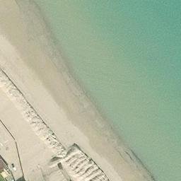 Sand Volleyball Court — aerial view