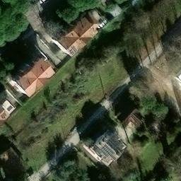 Sand Volleyball Court — aerial view