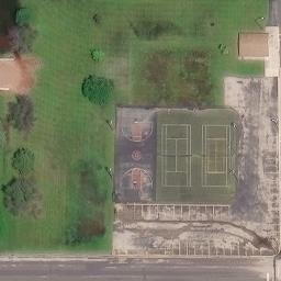 Reedsville Beach Volleyball Court #1 — aerial view