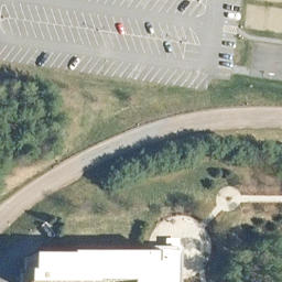 Northfield Beach Volleyball Court #1 — aerial view