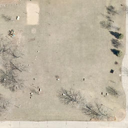 Town of Monroe Beach Volleyball Court — aerial view