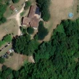 Volleyball Court near Marradi — aerial view