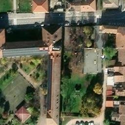 Volleyball Court near Gatteo — aerial view