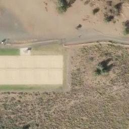 Deschutes County Beach Volleyball Court #2 — aerial view