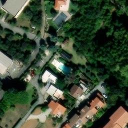 Sand Volleyball Court — aerial view