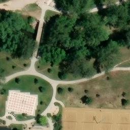 Sand Volleyball — aerial view
