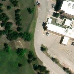 SDSM&T Beach Volleyball Court — aerial view