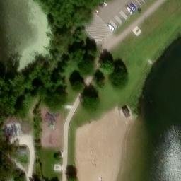 Sand Volleyball — aerial view