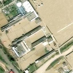 Sand Volleyball Court in Rimini, RN — aerial view