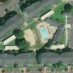 Eugene Beach Volleyball Court — aerial view