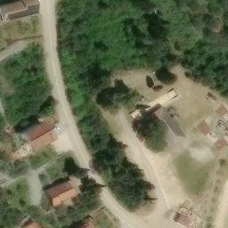 Sand Volleyball Court — aerial view