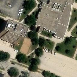 Winona Beach Volleyball Court — aerial view