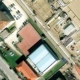 Sand Volleyball Court — aerial view