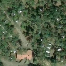 Sand Volleyball Court — aerial view