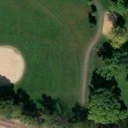Rochester Beach Volleyball Court #13 — aerial view