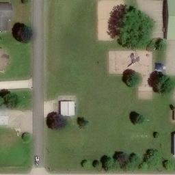 Stockton Beach Volleyball Court — aerial view