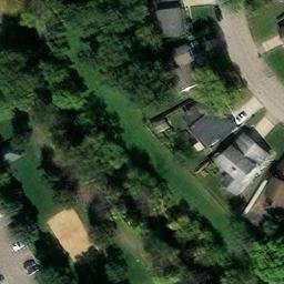 Rochester Beach Volleyball Court #12 — aerial view