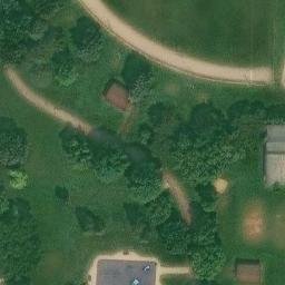 Oshkosh Beach Volleyball Court #6 — aerial view