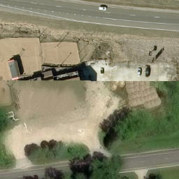 Homer Beach Volleyball Court — aerial view