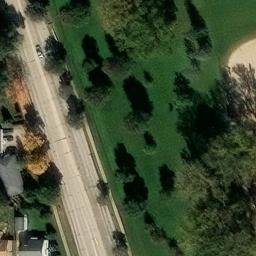 Rochester Beach Volleyball Court #10 — aerial view