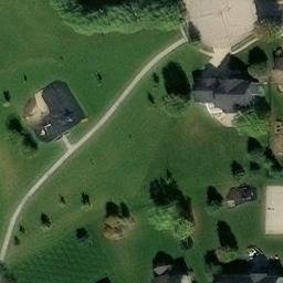 Sand Volleyball Court in Rochester, MN — aerial view