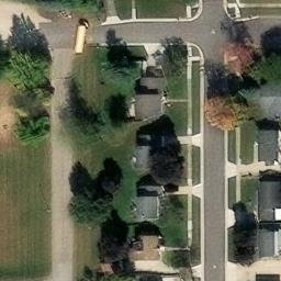 Rochester Beach Volleyball Court #7 — aerial view