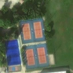 Terrain de Volley — aerial view