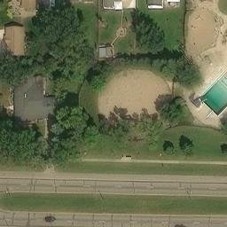 Sand Volleyball — aerial view