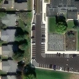 Rochester Beach Volleyball Court #5 — aerial view