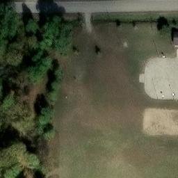 Gladwin Beach Volleyball Court #4 — aerial view