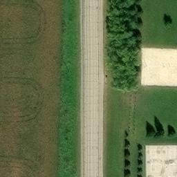 Eyota Beach Volleyball Court #3 — aerial view