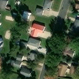 Eyota Beach Volleyball Court #2 — aerial view