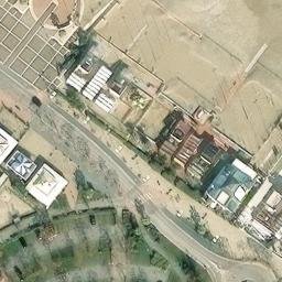 Sand Volleyball Court — aerial view