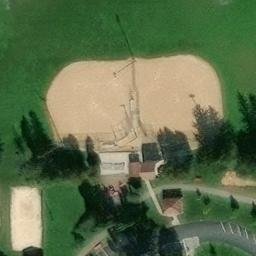 Saint Charles Beach Volleyball Court #3 — aerial view