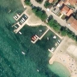 Sand Volleyball Court — aerial view