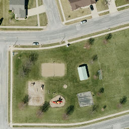 Holmen Beach Volleyball Court #2 — aerial view