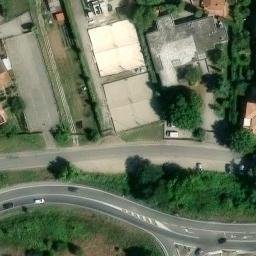Sand Volleyball Court in Pistoia, PT — aerial view