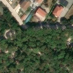 Sand Volleyball Court — aerial view