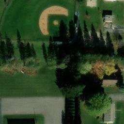 Hayfield Beach Volleyball Court #3 — aerial view