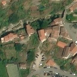 Volleyball Court near Rocchetta Nervina — aerial view