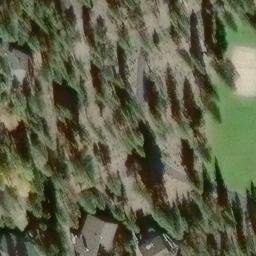 Sunriver Beach Volleyball Court #2 — aerial view
