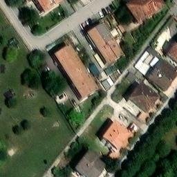 Grass Volleyball Court — aerial view