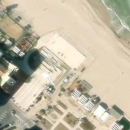 Sand Volleyball Court — aerial view